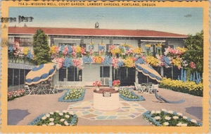 POSTKARTE - WUNSCHBRUNNEN, HOFGARTEN, LAMBERT GÄRTEN, PORTLAND OREGON - Bild 1 von 2