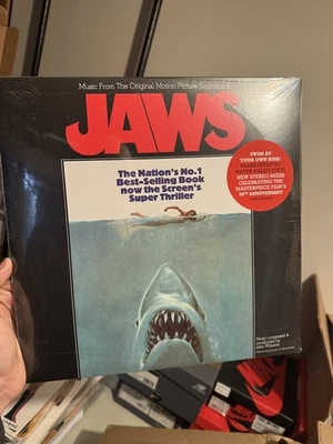 🔥JAWS “John Williams” 50th Anniversary LP WATER-FILLED Vinyl 1975 BRAND NEW🔥 - Image 1 of 2