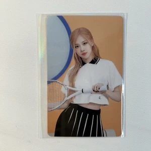 Blackpink The Game Sporty Tennis Club Official Photocard Rose 07/16 Authentic - Picture 1 of 2