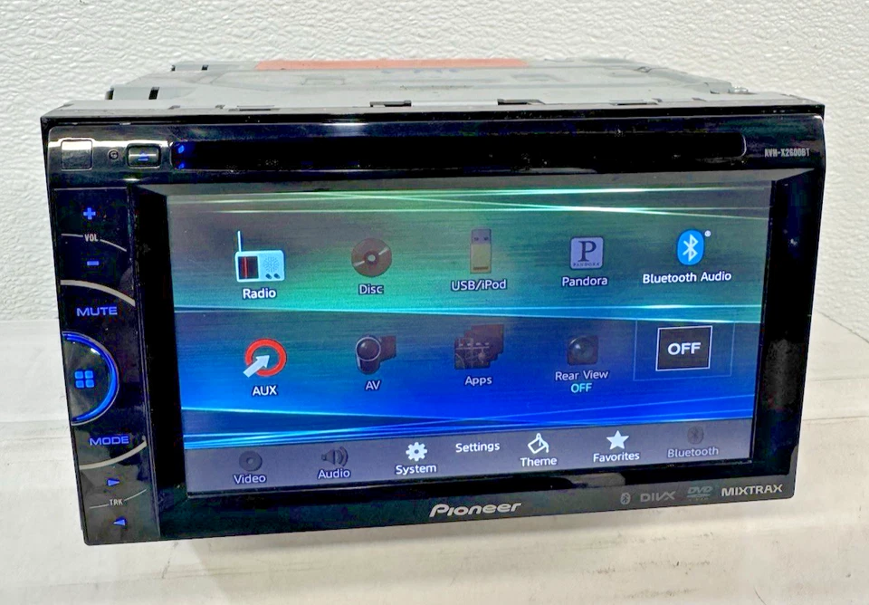 Pioneer AVH-X2600BT DVD CD player BT 6.1" display Touchscreen MixTrax MirrorLink - Image 1 of 4