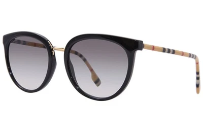 Gafas de sol para mujer Burberry Willow BE4316 300187 negras/grises lentes degradadas 54 mm Foto 1 de 4