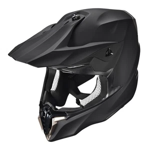 AHR Offroad Full Face Motorcycle Helmet Motocross Dirt ATV DOT Matte Black XL - Bild 1 von 8
