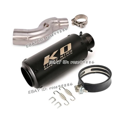 Sistema de escape de tubo de enlace medio 51 mm silenciadores DB Killer para motocicleta Honda CTX700 Foto 1 de 4