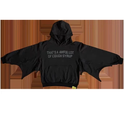 That's a Awful Lot of Cough Syrup 2024 Bat Hoodie Streetwear Masculino de Alta Qualidade - Imagem 1 de 4