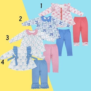 Coquette Charm Toddler Kids Girls Fall Spring Outfit - Picture 1 of 9
