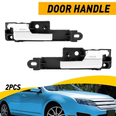 For 2006-2011 Mercury Milan 2PCS Interior Rear Door Handle Left & Right Chrome Foto 1 de 4
