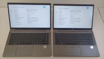 LOTE 2) HP ZBook Firefly 14 G7 i5-10210U CPU @ 1.60GHZ 16GB RAM (Sin OS/SDD/AC) Foto 1 de 4