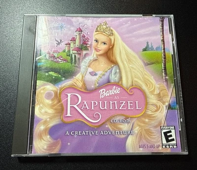 Barbie As Rapunzel, A Creative Adventure PC, 2002, Cd-Rom Mattel Computer Game - Image 1 of 4