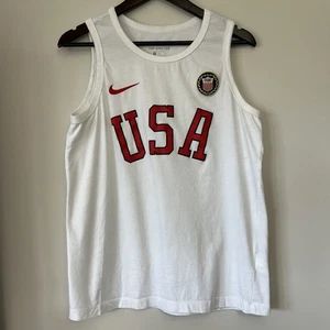 Nike The Nike Tee Tank Top USA Team USA Olympic Logo Patch Women’s Medium - Bild 1 von 15