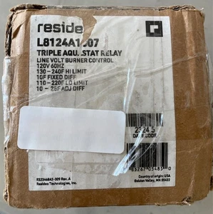 Relé triple Aquastat Honeywell L8124A-1007 para aplicaciones de aceite - Imagen 1 de 3