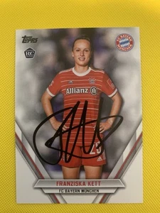 Franziska Kett Signed Topps Bayern Frauen Card With COA - Germany Women - Bild 1 von 1