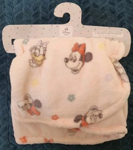 Coperta Primark Disney bambino rosa Minnie Mouse margherita anatra pile taglia carrozzina nuova - Foto 1 di 6