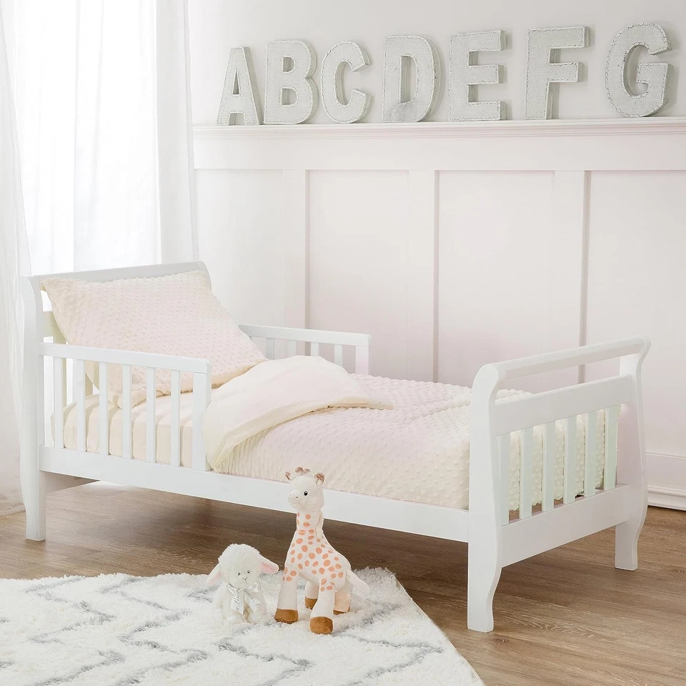 American Baby Company Heavenly Soft Minky Dot Chenille Toddler Bedding Set - Image 1 of 4