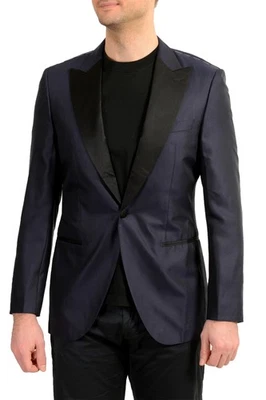Blazer Esmoquin Hugo Boss Para Hombre "T-Hardon1/Glore1 WE" 100% Seda EE. UU. 38R IT 48R Foto 1 de 4