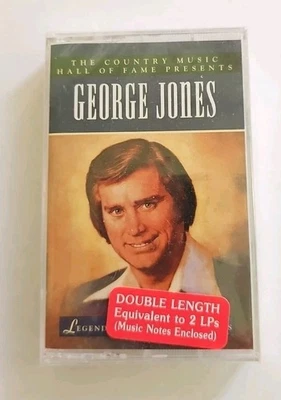  George Jones Legendary Country Singers Double Length Cassette SEALED Time Life  - Image 1 of 4