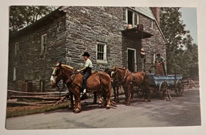 Vintage unbenutzte Postkarte Grüße aus Amish Country Pennsylvania PA XL3 - Bild 1 von 2