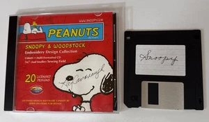 Snoopy Peanuts Woodstock Bordado Diseños Multiformato CD 20 Diseños - Imagen 1 de 11