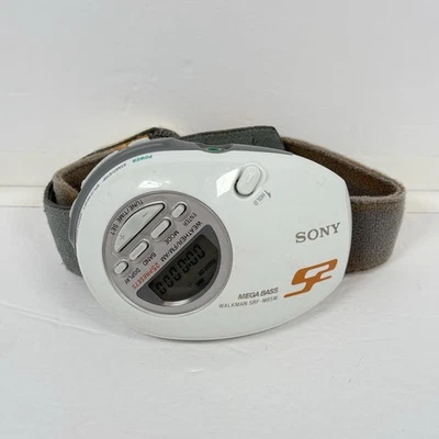 Sony SRF-M85v S2 Sports Walkman AM/FM Radio Mega Bass TESTED W/ Band New Battery - Image 1 of 4
