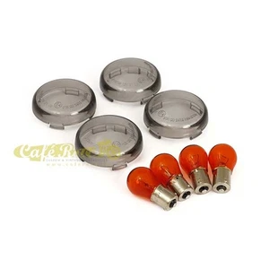 Lentes Ahumado + Bombillas para Harley Davidson Sportster De 2000 IN Entonces - Picture 1 of 2