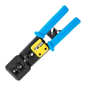 Rj45 Crimping Tool For Cat6 Cat5e Cat5 Crimper For Rj45 Rj12/Rj11 Pass Through - Photo 1/8