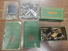 HUGE LOT of Vintage Singer Sewing Machine Attachments, Booklets Parts Pieces