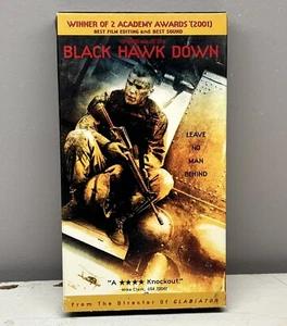 Black Hawk Down VHS 2002 Video Tape Ridley Scott Blockbuster Rental War Movie - Picture 1 of 13