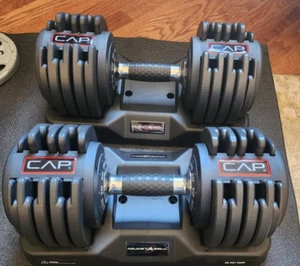 CAP Barbell ADJUSTABELL Dumbbell 55lb x 2 1 Pair = 2 Dumbbells - Picture 1 of 2