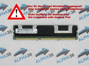 Micron 4 GB DDR3-1066 PC3-8500R MT36JSZF51272PZ-1G1 CL7 15V Server RAM Memory - Picture 1 of 1