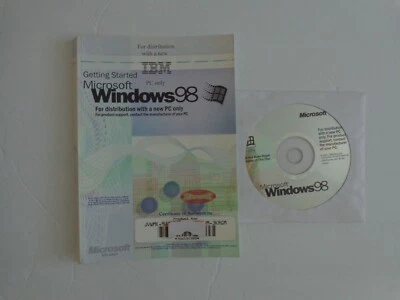 MICROSOFT WINDOWS 98 FIRST EDITION OPERATING SYSTEM (Can Works on any Brand PC) - Image 1 of 2
