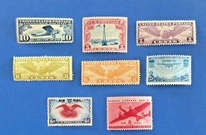 FRANCOBOLLO USA C 10, C11, C16, C17, C19, C20, C23, C25 M-NH - Foto 1 di 1