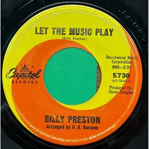 Billy Preston Sunny Let the Music Play 45 Northern Soul Instru Capitol 5730 - Bild 1 von 4