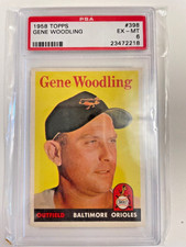 1958 Topps Gene Woodling #398 EX-MT 6 PSA