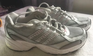 Adidas Damen Silber/Pink Laufschuhe Lite Strike Impact Absorption Größe 6,5 - Bild 1 von 10