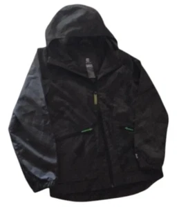 Columbia XS 6-7 Boys Black Hooded Windbreaker Jacket Lightweight 100% Polyester - Picture 1 of 2