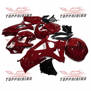Red Black Carbon Fiber Painted Fairing Kit w/Tank for Suzuki GSXR1000 2007-2008 - Picture 1 of 16