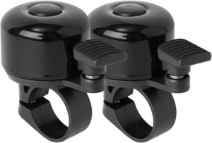Bike Bell 2 Pack Classic Loud Sound for Kids and Adult Road or Mountain Bikes - Picture 1 of 11