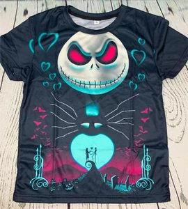 Youth TShirt 3D Print Boys Kids Movie Cartoon Nightmare Christmas Medium - Picture 1 of 2