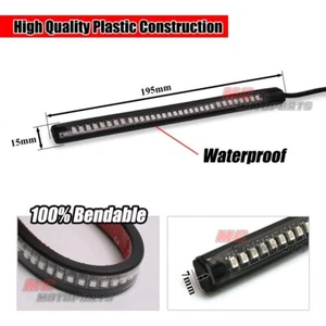 Barra de tira de luz indicadora LED de freno y señal para caja lateral de motocicleta para Ducati - Imagen 1 de 5