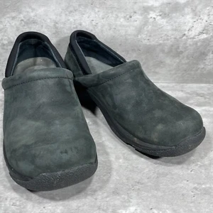 Dansko Clogs Slip On Nubuck Hunter Green Comfort Shoes Women's Size 8.5-9 EU 39 - Picture 1 of 14