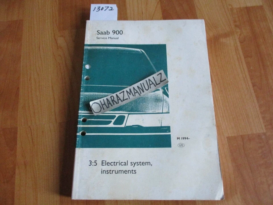 SAAB 900 1994 sistema eléctrico instrumentos manual de servicio Foto 1 de 1