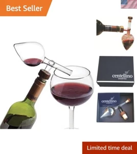 Areadivino Compact Glass Wine Decanter - Perfect Aerator for Every Host - Picture 1 of 9