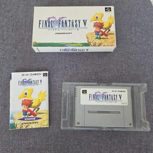 Boxed With Instructions Included Final Fantasy V Japanese only Japan Region - Picture 1 of 7