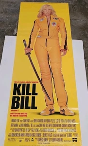 KILL BILL VOL. 1 Pannello Porta Tarantino Poster Film Vintage Originale 26x72 Raro🔥 - Foto 1 di 8