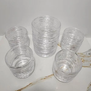 Simon Pearce Echo Lake Textured Hurricane Votive Candle Holder / Vase Hand Blown - Picture 1 of 14