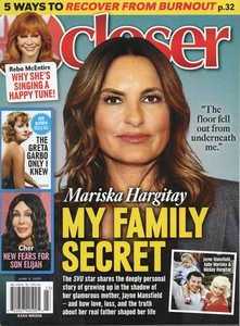 CLOSER June 9 2025 Mariska Hargitay Reba McEntire Greta Garbo Cher Joe Lando - Picture 1 of 3