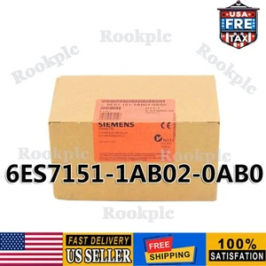 New Siemens 6ES7151-1AB02-0AB0 6ES71511AB020AB0 INTERFACE MODULE FOR ET200S - Picture 1 of 11