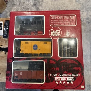 LGB 20401 US The Big Train G Gauge Train Set Missing Figures Read - Picture 1 of 21