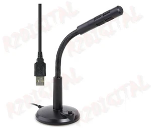 Microfono Desktop per PC Usb Plug Play, Microfono per computer USB Plug Play da  - Foto 1 di 1