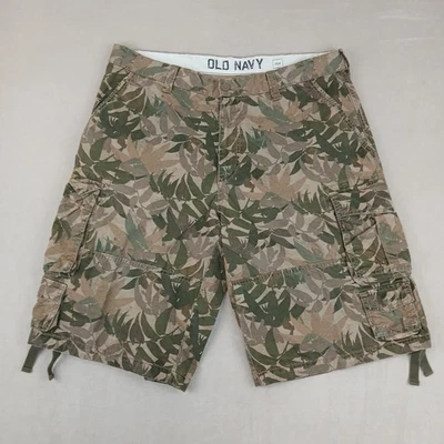 Pantalones Cortos Carga Y2K Old Navy 36 36x12 Para Hombre Sueltos Camuflados Florales Foto 1 de 4
