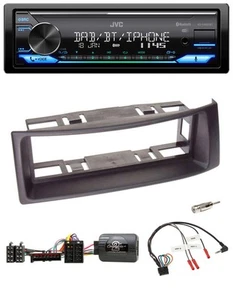 JVC Bluetooth DAB USB Lenkrad Autoradio für Renault Megane 1996-2000 Scenic schw - Bild 1 von 10